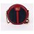 Gucci Borsa a tracolla Ophidia Round Mini Chain Rosso - vista 2