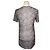 Rag & Bone T-Shirt aus Baumwollmischung mit schwarz-grauem Mesh-Print Braun - Ansicht 2