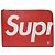 Louis Vuitton Pochette Supreme en cuir Epi rouge