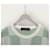 Louis Vuitton Crewneck-Strickpullover mit Damier-Ärmeln in Weiß-Grün - Ansicht 2