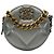 Chanel 19 Chanel Mini Borsa Tamburello Rotonda con Catena Argento