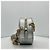 Chanel 19 Chanel Mini Borsa Tamburello Rotonda con Catena Argento - vista 4