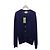Gucci Navy GG bestickter Logo Kaschmir-Cardigan Blau