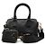 Prada Mini borsa a tracolla con manico superiore in Saffiano Nero - vista 3