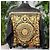 Medusa Versace Baroque Back Pattern Oversized Black Denim Jacket Blue - view 2
