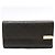 Gucci Portafoglio lungo marrone scuro Sima Sima con logo dorato