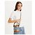 Tory Burch Borsa bucket Mini Monogram Denim rigenerata D'oro - vista 4