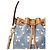 Tory Burch Borsa bucket Mini Monogram Denim rigenerata D'oro - vista 8