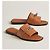 Hermès Mocasín Julia Kelly con Hebilla Natural Silver Naranja - vista 9