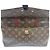 Louis Vuitton Borsa Tote Venus in tela monogramma marrone bordeaux, borsa a tracolla - vista 4