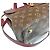 Louis Vuitton Borsa Tote Venus in tela monogramma marrone bordeaux, borsa a tracolla - vista 6