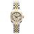 Rolex Datejust Combination Damenuhr Pyramid Ivory Roman Weiß