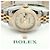 Rolex Datejust Combination Damenuhr Pyramid Ivory Roman Weiß - Ansicht 25