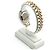 Rolex Datejust Combination Damenuhr Pyramid Ivory Roman Weiß - Ansicht 5