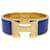 Hermès Bracciale Click Clack Blu Cobalto e Oro  - vista 1