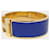 Hermès Bracciale Click Clack Blu Cobalto e Oro  - vista 2