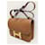 Hermès Borsa a Spalla Constance Marrone Oro - vista 3