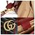Gucci Borsa a mano Matelassé nero e rosso con catena dorata GG Marmont Small - vista 7