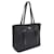 Prada Borsa Shopper Saffiano con logo argento Nero - vista 2