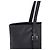Prada Borsa Shopper Saffiano con logo argento Nero - vista 5