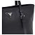 Prada Borsa Shopper Saffiano con logo argento Nero - vista 6