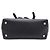 Prada Borsa Shopper Saffiano con logo argento Nero - vista 8