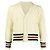 Thom Browne Kurzer Mohair-Cardigan mit Aran-Zopfmuster Mehrfarben
