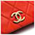 Chanel Clutch pieghevole in agnello Rosso  - vista 8