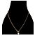 Gucci Collana con gocce di perle e maglie intrecciate dorate - vista 4