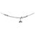Dior Cubic Plate Silberhalskette - Ansicht 3