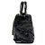 Chanel Borsa tote in pelle di vitello stropicciata nera Nero - vista 2