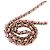 Chanel Mini bolsa transversal meia-lua em couro rosa - vista 11