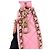 Chanel Mini bolsa transversal meia-lua em couro rosa - vista 12