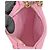 Chanel Mini bolsa transversal meia-lua em couro rosa - vista 7