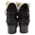 Chanel Botines de shearling acolchado Castaño - vista 4