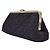 Chanel Clutch da sera in tweed Nero - vista 2