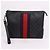 Gucci Clutch con tracolla in tela GG nera Nero - vista 11