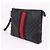 Gucci Clutch con tracolla in tela GG nera Nero - vista 2
