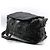 Cassette Bottega Veneta Borsa da viaggio a tracolla in intreccio Intrecciato nero - vista 2