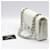 Chanel Borsa a tracolla classica White Caviar Silver Medium Bianco - vista 2