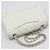 Chanel Borsa a tracolla classica White Caviar Silver Medium Bianco - vista 4