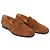 Hermès Mocassino in scamosciato da uomo JOB Logo Marrone - vista 11