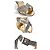 Jimmy Choo Sandali glitter argento LOTTIE LGB Multicolore - vista 4
