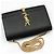 Saint Laurent Bolso de hombro Kate Medium Chain con borla y monograma dorado Negro - vista 3