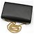 Saint Laurent Bolso de hombro Kate Medium Chain con borla y monograma dorado Negro - vista 4