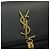 Saint Laurent Bolso de hombro Kate Medium Chain con borla y monograma dorado Negro - vista 7