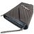 Saint Laurent Borsa a tracolla YSL Cassandra Medium Black Monogram Matelassé con catena argentata Nero - vista 3
