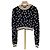Louis Vuitton Crop Top aus Sternen-Jacquard Schwarz