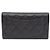 Chanel Portafoglio lungo da donna Black Caviar Gold CC Classic Flap Nero - vista 3