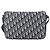 Dior Borsa Messenger a Tracolla in Jacquard Oblique Nero - vista 3